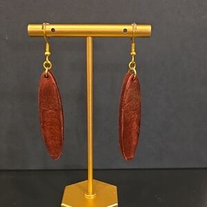 Elegant Wine/Garnet Earrings